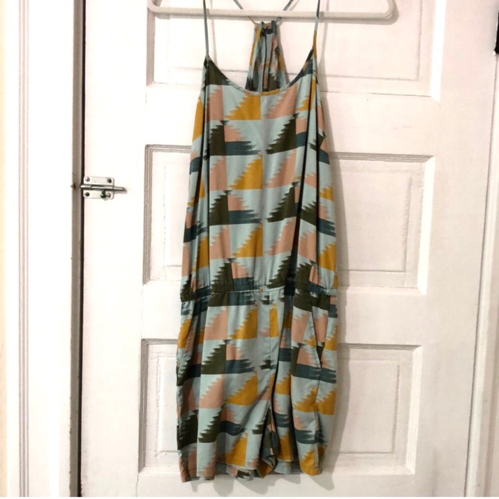 Prana Geometric Patterned Romper